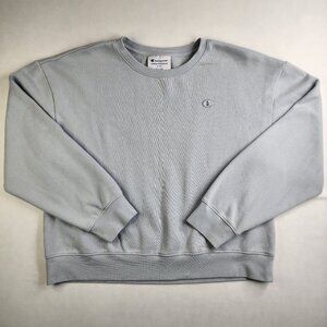 Champion Silver Spotlight Woman's Size XL Pullover Sweater Long Sleeve Soft Cozy